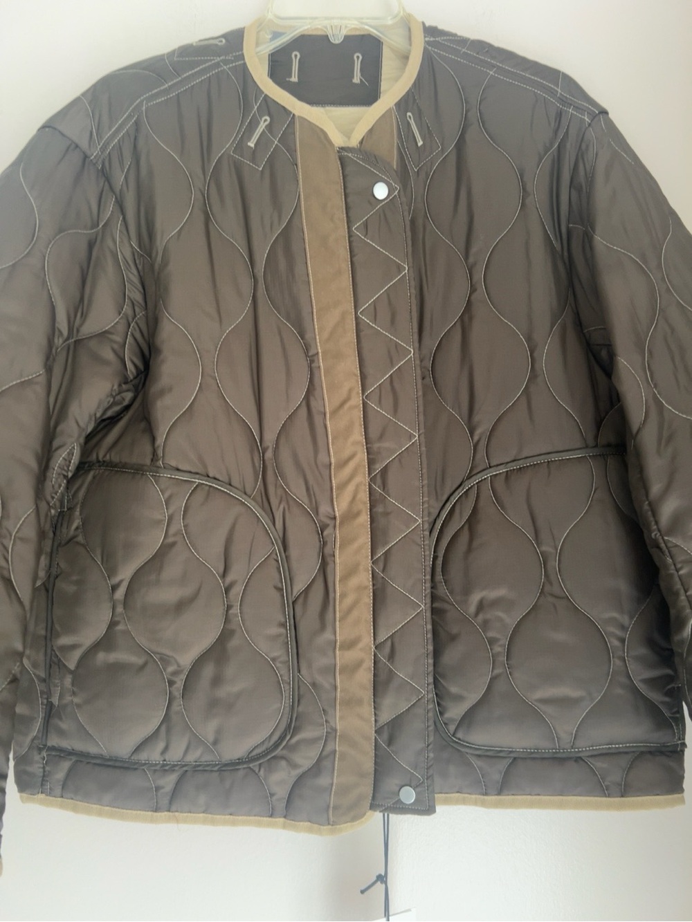 ZARA ZW Collection Reversible Quilted Jacket – NWT – XS - Picture 4 of 8